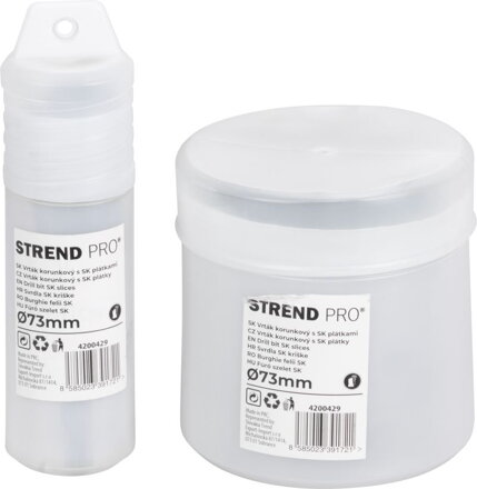 Vrtak STREND PRO MasonHS 073 mm, korunkový, SK plátky