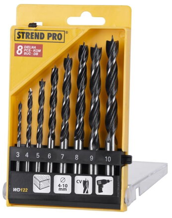 Sada vrtak STREND PRO WD122, 08 dielna, Wood