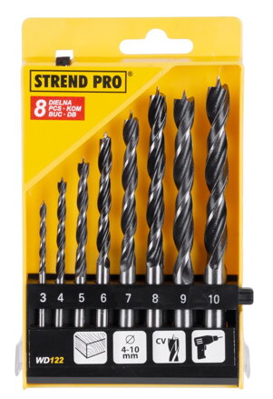Sada vrtak STREND PRO WD122, 08 dielna, Wood