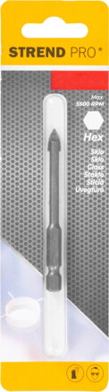 Vrtak Strend Pro GSD714, 04 mm, plochý, do skla a obkladu, Hex