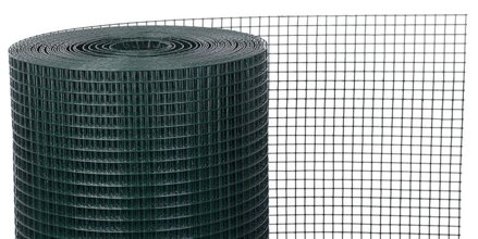 Pletivo zvárané 4-hr PVC 12/1,2 mm, 1000 mm, L-25 m, záhradné