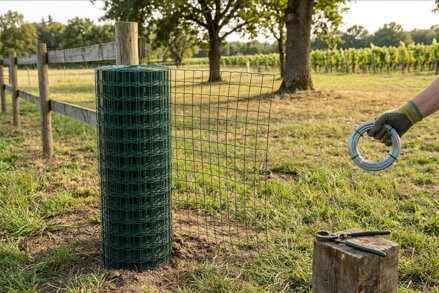 Pletivo Vecta-Plast 1500/50/2,20 mm, L-25 m, RAL 6005