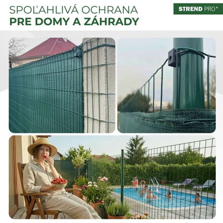 Pletivo EUROPLAST 1, 600/100x50/2,20 mm, zelené, RAL 6005, Zn+PVC, ohradové, bal. 10 m