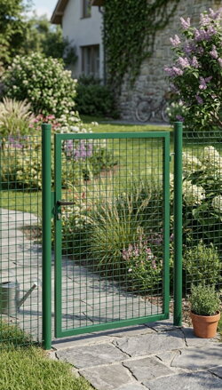 Brana METALTEC ECO 1000x1600 mm, záhradná, zelená, ZN+PVC