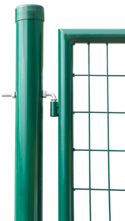 Brana METALTEC DUO 3580/1950/100x50 mm, dvojkridlova, zahradna, zelena, ZN+PVC, RAL6005