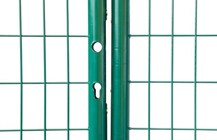 Brana METALTEC DUO 3580/1950/100x50 mm, dvojkridlova, zahradna, zelena, ZN+PVC, RAL6005