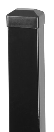 Stlpik EUROSTANDARD 2000/60x40/1,25 mm, antracit, RAL7016  Zn+PVC, čiapočka