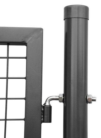 Brana METALTEC ECO 1000/1200/50x50 mm, záhradná, antracit, ZN+PVC, RAL7016