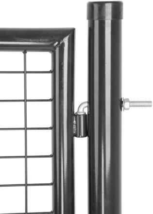 Brána Strend Pro METALTEC ECO 2, 1000/1500/50x50 mm, okrúhly rám, antracit, jednokrídlová, záhradná, ZN+PVC, RAL7016 Brána Strend Pro METALTEC ECO 2, 1000/1500/50x50 mm, okrúhly rám, antracit, jednokrídlová, záhradná, ZN+PVC, RAL7016