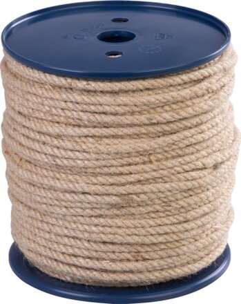 Lano Strend Pro Premium, jutové, prírodné, 4 mm, šnúra, stáčané, L-100 m Lano Strend Pro Premium, jutové, prírodné, 4 mm, šnúra, stáčané, L-100 m