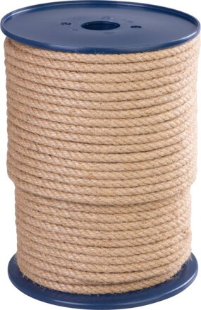 Lano Strend Pro Premium, jutové, prírodné, 8 mm, stáčané, L-100 m Lano Strend Pro Premium, jutové, prírodné, 8 mm, stáčané, L-100 m