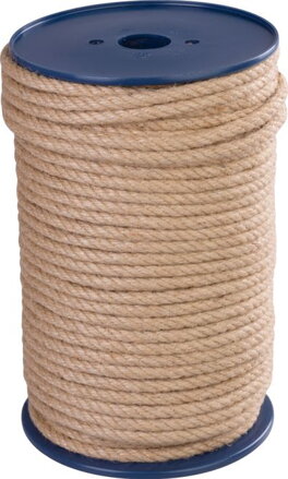 Lano Strend Pro Premium, jutové, prírodné, 10 mm, stáčané, L-100 m Lano Strend Pro Premium, jutové, prírodné, 10 mm, stáčané, L-100 m