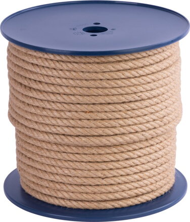 Lano Strend Pro Premium, jutové, prírodné, 12 mm, stáčané, L-100 m Lano Strend Pro Premium, jutové, prírodné, 12 mm, stáčané, L-100 m