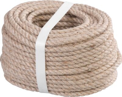 Lano Strend Pro Premium, jutové, prírodné, šnúra, 5 mm, stáčané, L-20 m Lano Strend Pro Premium, jutové, prírodné, šnúra, 5 mm, stáčané, L-20 m