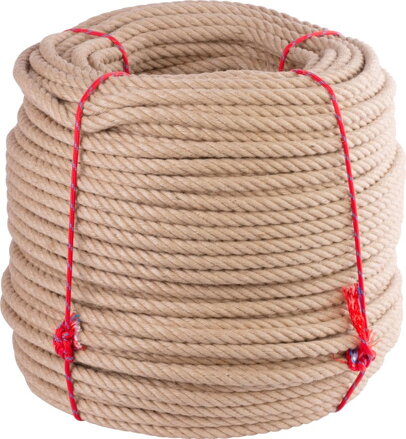 Lano Strend Pro Premium, jutové, prírodné, 16 mm, stáčané, L-220 m Lano Strend Pro Premium, jutové, prírodné, 16 mm, stáčané, L-220 m