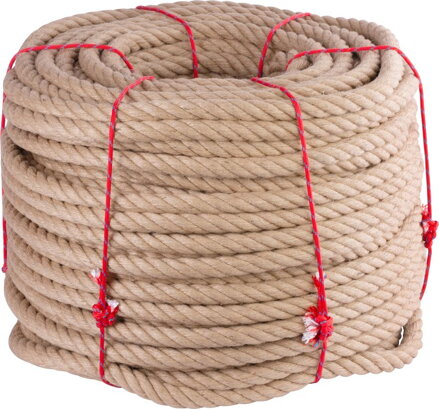 Lano Strend Pro Premium, jutové, prírodné, 26 mm, stáčané, L-150 m Lano Strend Pro Premium, jutové, prírodné, 26 mm, stáčané, L-150 m