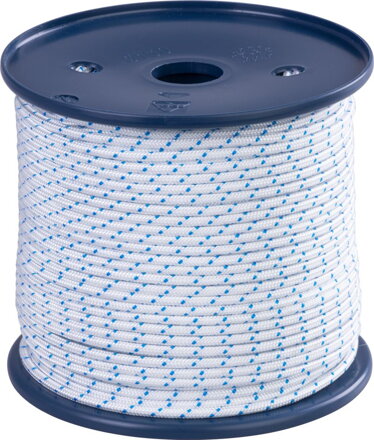 Lano Strend Pro Premium, KRUŽBERK, 3 mm, štartovacia šnúra, biele/modré, L-100 m Lano Strend Pro Premium, KRUŽBERK, 3 mm, štartovacia šnúra, biele/modré, L-100 m