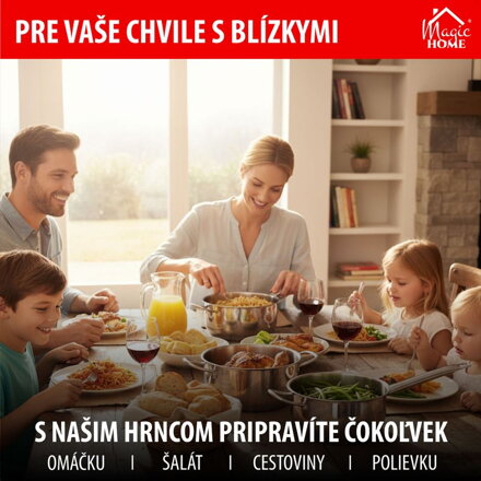 Rajnica MagicHome Chloe, 14 cm, 1 lit. so sklenenou pokrievkou, nerez