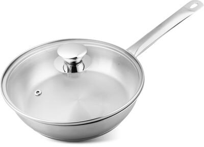 Panvica MagicHome Chloe, 20 cm, 1,5 lit., so sklenenou pokrievkou, nerez