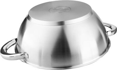 Hrniec Wok MagicHome Chloe, 26 cm, 5 lit., so sklenenou pokrievkou, nerez