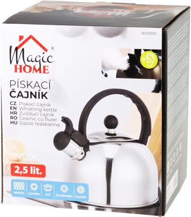 Čajník MagicHome, pískací, 2500 ml