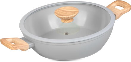 Hrniec MagicHome Harmony, plytký, so sklenenou pokrievkou, 26 cm Hrniec MagicHome Harmony, plytký, so sklenenou pokrievkou, 26 cm