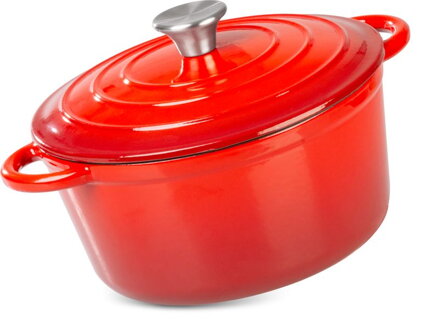 Kastról MagicHome Castora line, hrniec, 24 cm, 4,0 lit. s pokrievkou, smaltovaná liatina Kastról MagicHome Castora line, hrniec, 24 cm, 4,0 lit. s pokrievkou, smaltovaná liatina