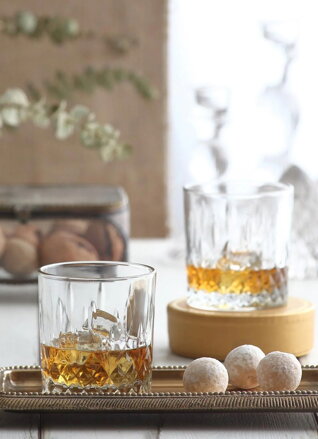 Pohár Odin, LAV, sklenený, na whisky, 330 ml, 84x91 mm, bal. 6 ks