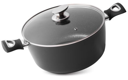 Hrniec MagicHome Black Line, 28 cm, 6,0 lit. s pokrievkou