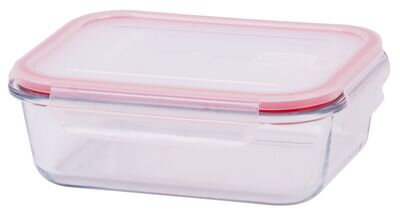 Doza MagicHome BSG2, 1000 ml, 20x15x6 cm, borosilikátové sklo/PP