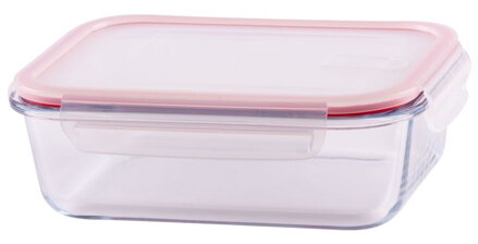Doza MagicHome BSG2, 1500 ml, 22x17x7 cm, borosilikátové sklo/PP