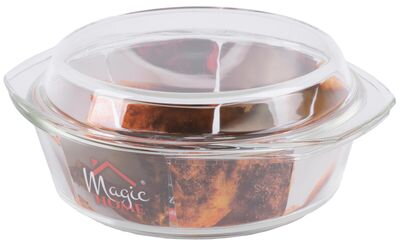 Misa MagicHome, zapekacia, 2.5 lit, borosilikátové sklo, oválna