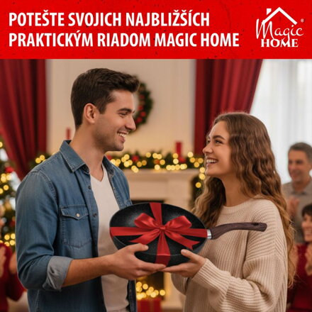 Panvica Wok MagicHome Black Marble Line, 28 cm