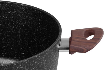 Hrniec MagicHome Black Marble Line, 28 cm, 5,9 lit, s pokrievkou