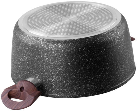 Hrniec MagicHome Black Marble Line, 28 cm, 5,9 lit, s pokrievkou