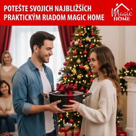 Hrniec MagicHome Black Marble Line, 28 cm, 5,9 lit, s pokrievkou