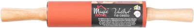 Valček MagicHome, na cesto, silkón, drevo, 37,5 cm