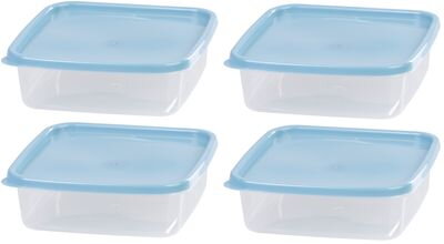 Dóza MagicHome Lunchbox set YH128, sada 4 ks, 1000 ml, 177x177x58 mm, štvorcová, Clip Dóza MagicHome Lunchbox set YH128, sada 4 ks, 1000 ml, 177x177x58 mm, štvorcová, Clip