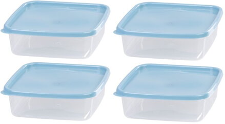 Dóza MagicHome Lunchbox set YH128, sada 4 ks, 1000 ml, 177x177x58 mm, štvorcová, Clip Dóza MagicHome Lunchbox set YH128, sada 4 ks, 1000 ml, 177x177x58 mm, štvorcová, Clip
