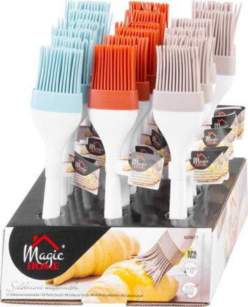 Maslovačka MagicHome, silikón, mix farieb, 22x4,6x1,8 cm, Sellbox 18 ks Maslovačka MagicHome, silikón, mix farieb, 22x4,6x1,8 cm, Sellbox 18 ks