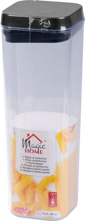 Dóza MagicHome, so silikónovým tesnením, 2100 ml, 106x106x300 mm, stohovacia