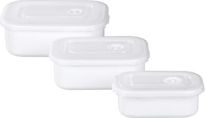 Dóza MagicHome Lunchbox set MB41, sada 3 ks, 700/1300/2100 ml, obdĺžniková, otvárateľné veko
