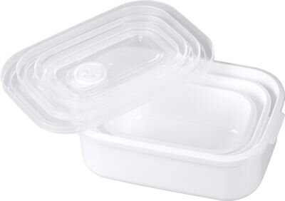 Dóza MagicHome Lunchbox set MB41, sada 3 ks, 700/1300/2100 ml, obdĺžniková, otvárateľné veko
