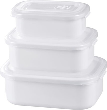 Dóza MagicHome Lunchbox set MB41, sada 3 ks, 700/1300/2100 ml, obdĺžniková, otvárateľné veko