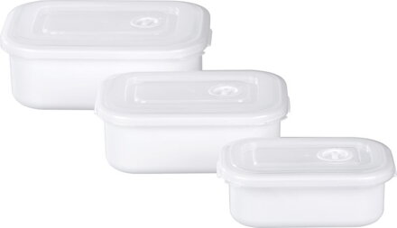 Dóza MagicHome Lunchbox set MB41, sada 3 ks, 700/1300/2100 ml, obdĺžniková, otvárateľné veko