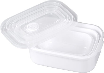 Dóza MagicHome Lunchbox set MB41, sada 3 ks, 700/1300/2100 ml, obdĺžniková, otvárateľné veko