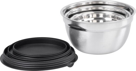 Miska MagicHome, nerez, s vekom, 14-16-18 cm, sada 3 ks Miska MagicHome, nerez, s vekom, 14-16-18 cm, sada 3 ks