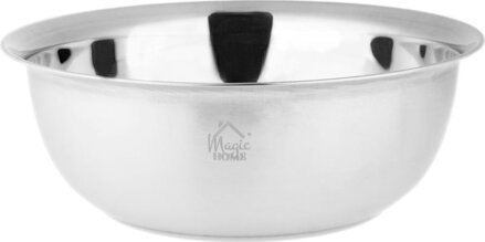 Cedník MagicHome, 26,5 cm, s miskou, okrúhle otvory, nerez