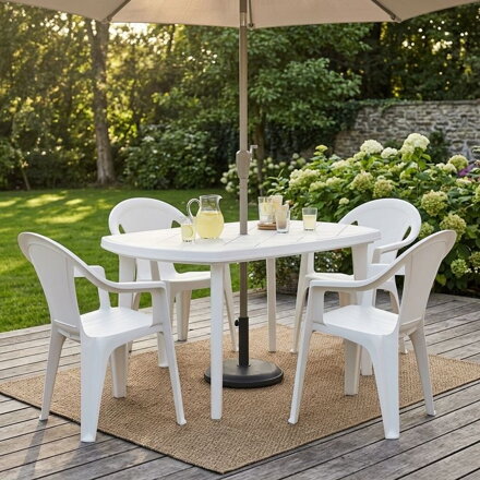 Stol Curver® ELISE, biely