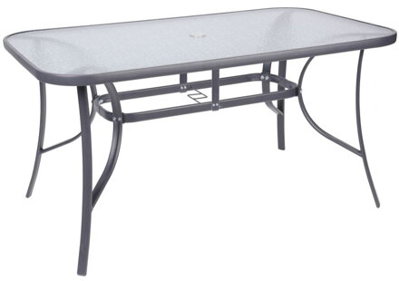 Stol LQ GREGORY, 140x90x72 cm, sklo 5 mm